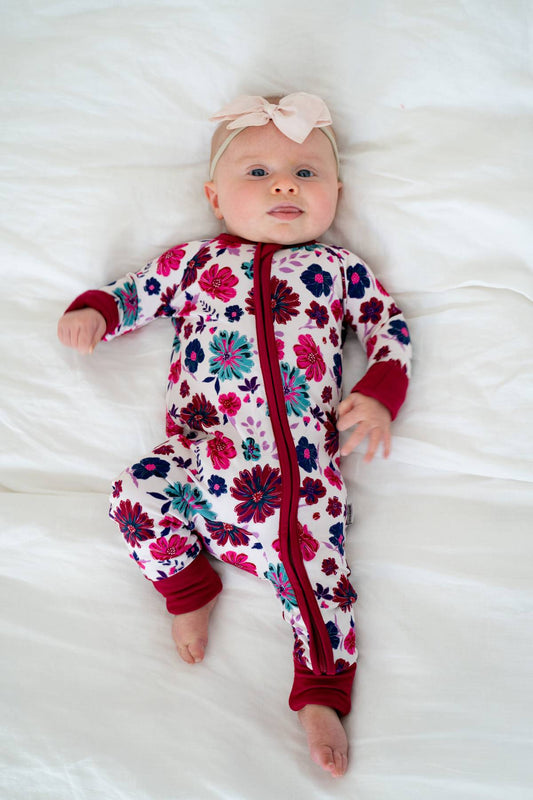 Wild Berry Floral Zippy