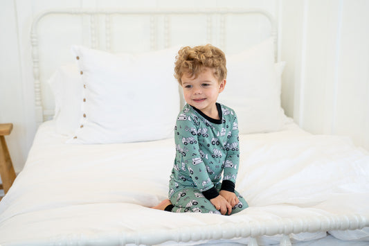 Construction | Two Piece Bamboo Boys PJs