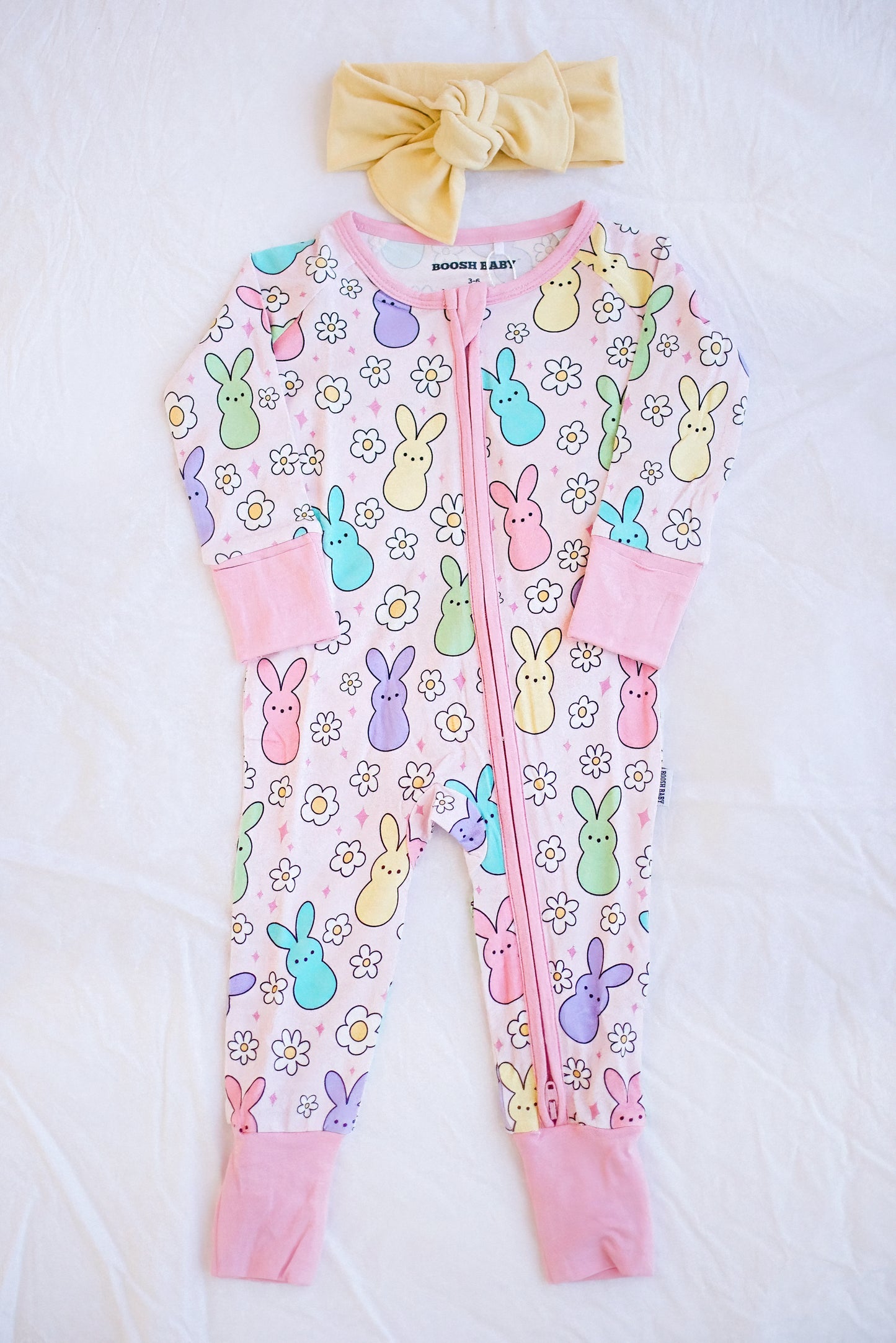 Bunnies | Bamboo Convertible Zippy Romper