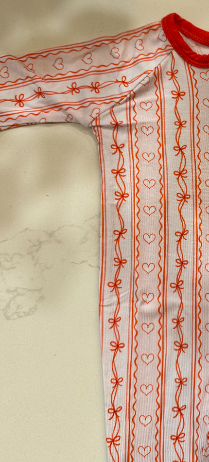 Valentine's Day Two Piece Bamboo PJ Set