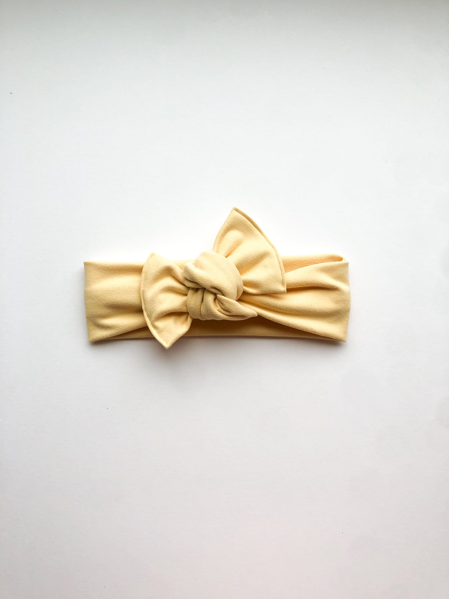 Lemon Meringue Tie On Headwrap