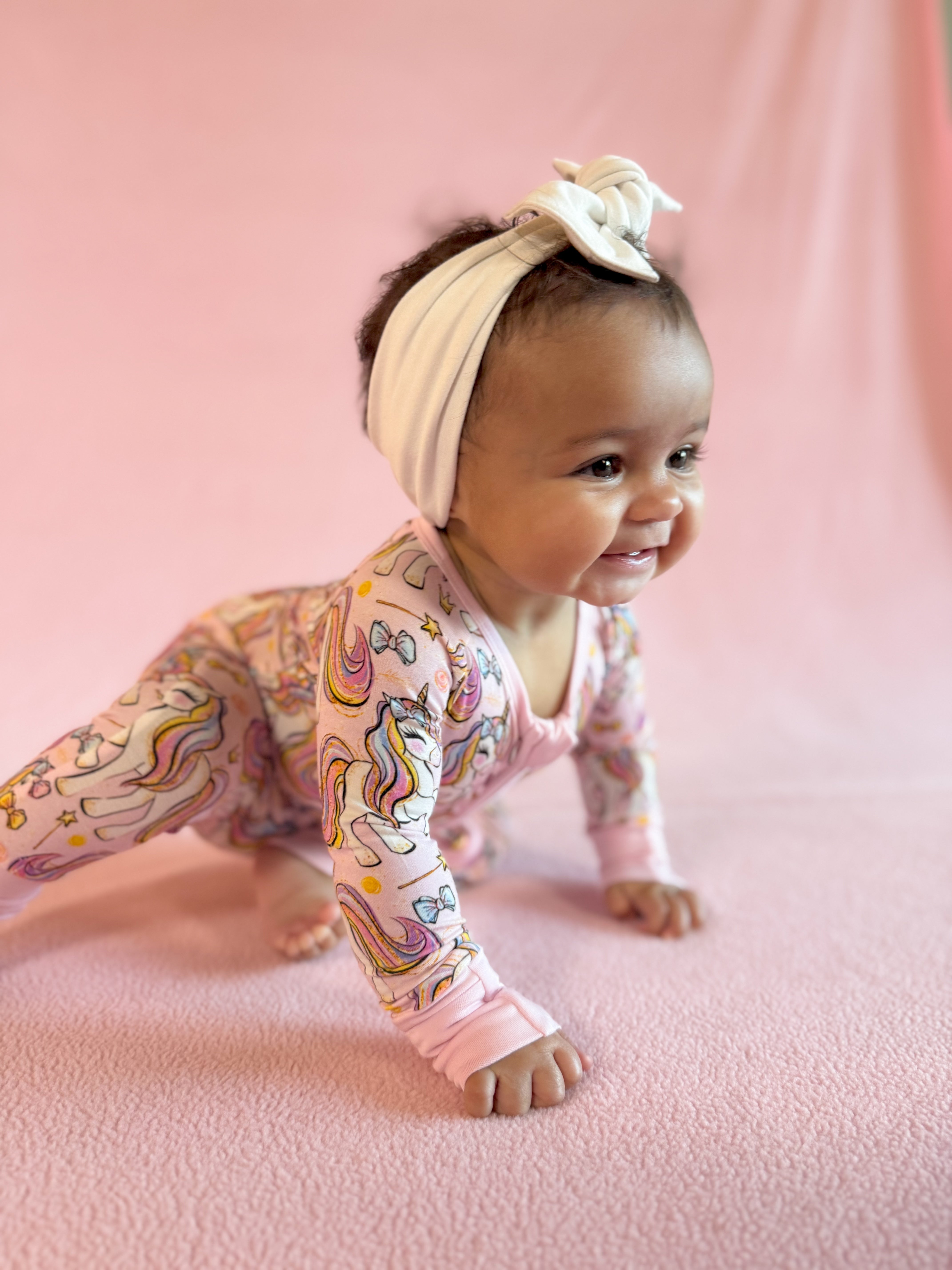 Pink Unicorn Zippy – Boosh Baby