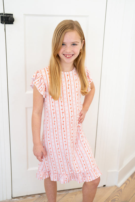 Valentine Stripe | Nightgown