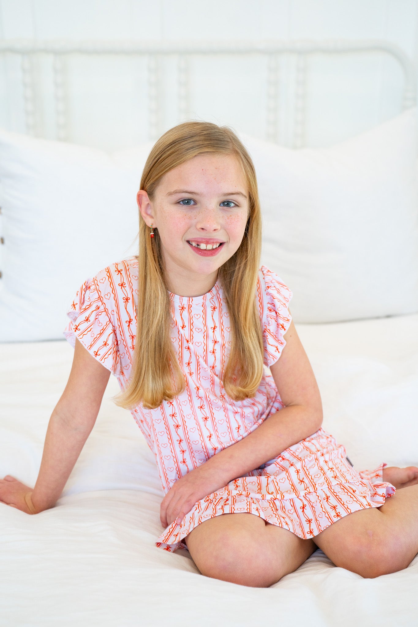 Valentine Stripe | Nightgown