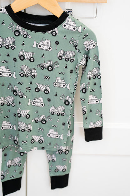Construction | Two Piece Bamboo Boys PJs