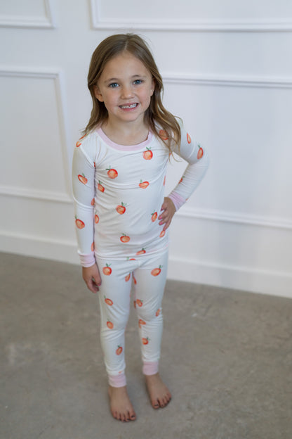Sweet Peach | Two Piece Pajama Set