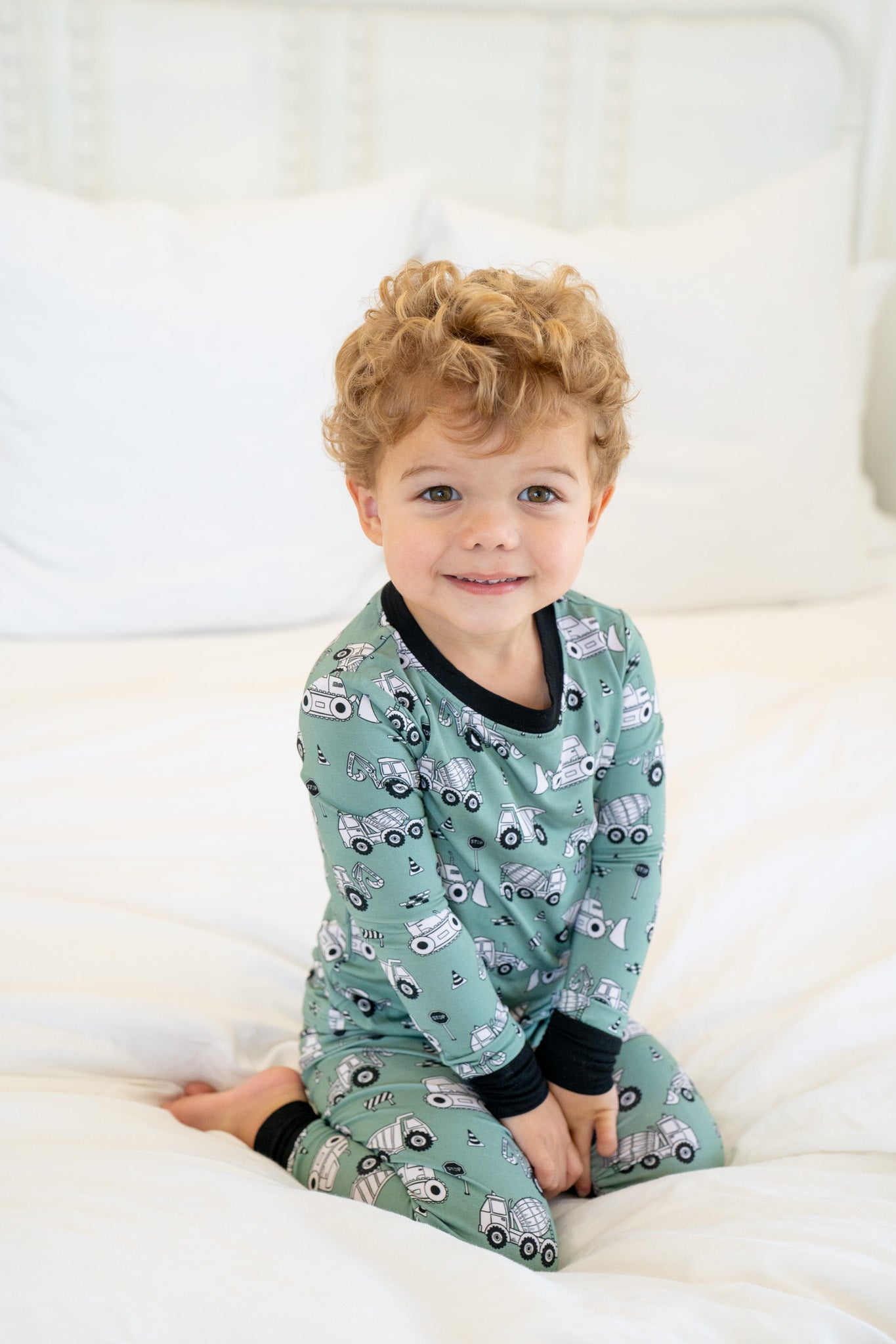Construction | Two Piece Bamboo Boys PJs