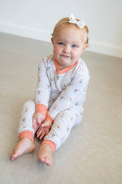 Floral Cottage Core | Two Piece Pajama Set