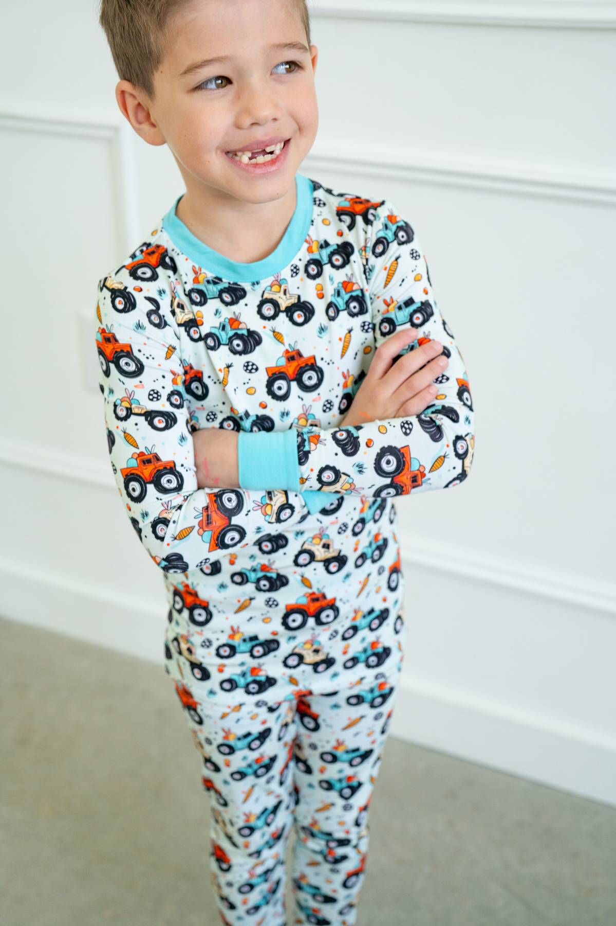 Easter Monster Trucks | Two Piece Set