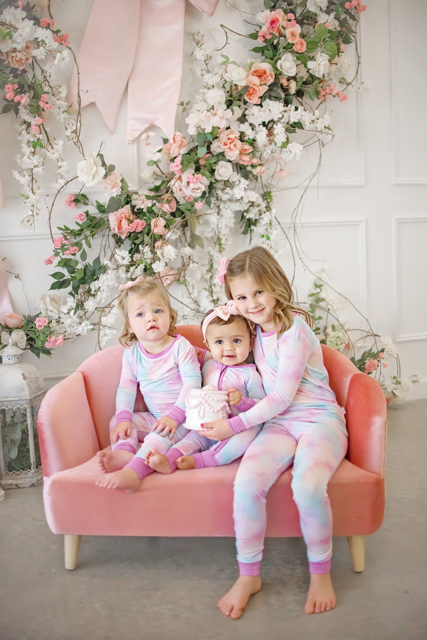 Cotton Candy Tie Dye | Two-Piece ]Pajama Set