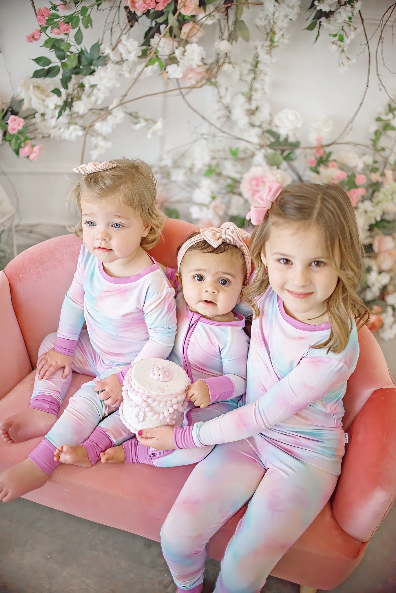 Cotton Candy Tie Dye | Two-Piece ]Pajama Set