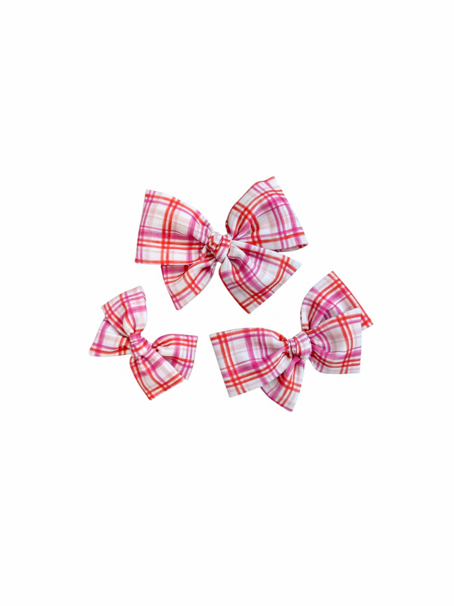 Valentine's Plaid Pinwheel