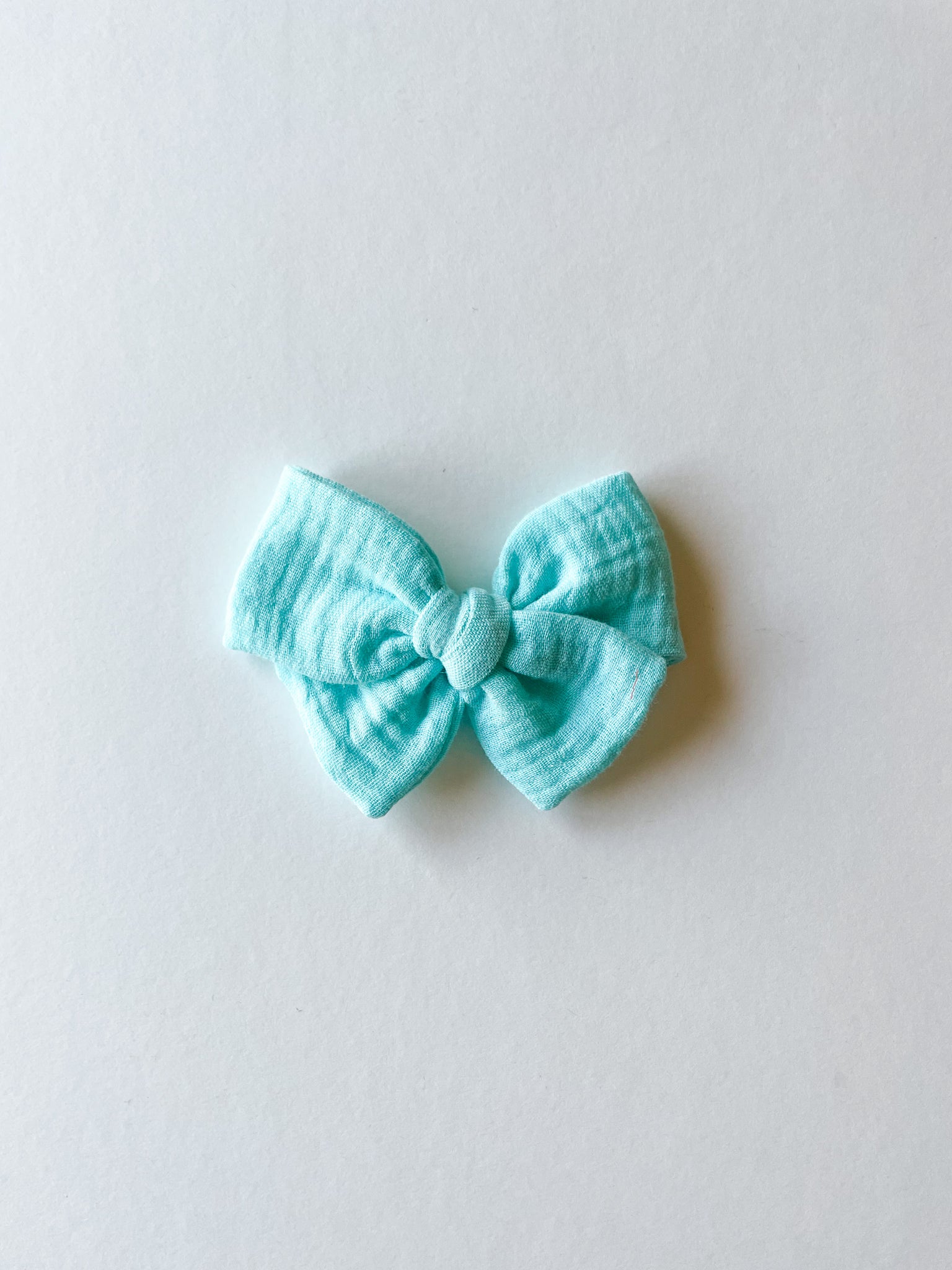 Bright Turquoise Pinwheel Bow